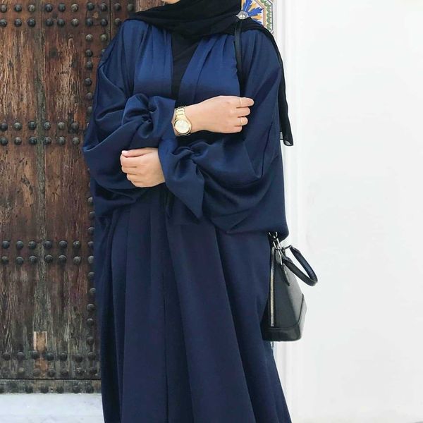 ramadan solid open abaya kimono femme musulmane puff sleeve satin muslim hijab dress abayas for women dubai kaftan islam clothes, Red
ramadan solid open abaya kimono femme musulmane puff sleeve satin muslim hijab dress abayas for women dubai kaftan islam clothes, Red