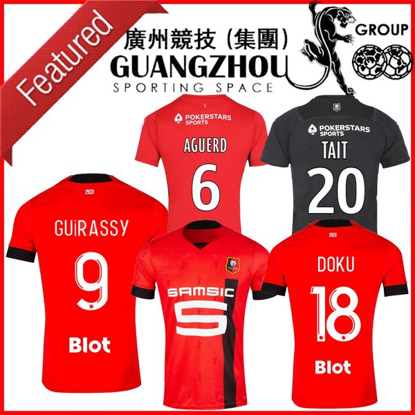 22 23 stade soccer jersey rennais fc 2022 2023 aguerd bourigeaud sulemana dokuterrier guirassy tait laborde traore football shirts home away, Black;yellow
22 23 stade soccer jersey rennais fc 2022 2023 aguerd bourigeaud sulemana dokuterrier guirassy tait laborde traore football shirts home away, Black;yellow