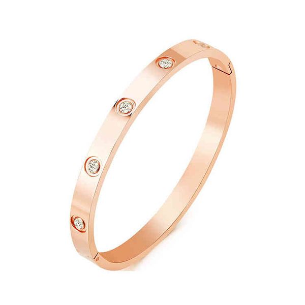 designer carti er explosive bracelet titanium steel stainless women's baojia profiteering card nail armband, Silver
designer carti er explosive bracelet titanium steel stainless women's baojia profiteering card nail armband, Silver