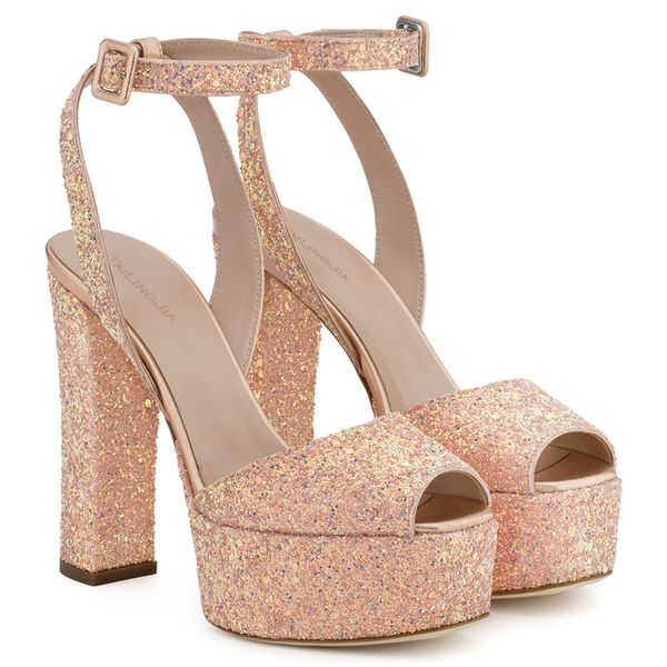 2022 women ladies pu patent chunky high heels sandals shoes pumps platform sequined cloth summer casual peep-toes party wedding buckle europ, Black
2022 women ladies pu patent chunky high heels sandals shoes pumps platform sequined cloth summer casual peep-toes party wedding buckle europ, Black