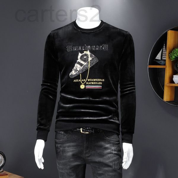 men's hoodies & sweatshirts designer 2021 autumn and winter new men's sweater plush thickened golden velvet pullover korean slim f, Black
men's hoodies & sweatshirts designer 2021 autumn and winter new men's sweater plush thickened golden velvet pullover korean slim f, Black