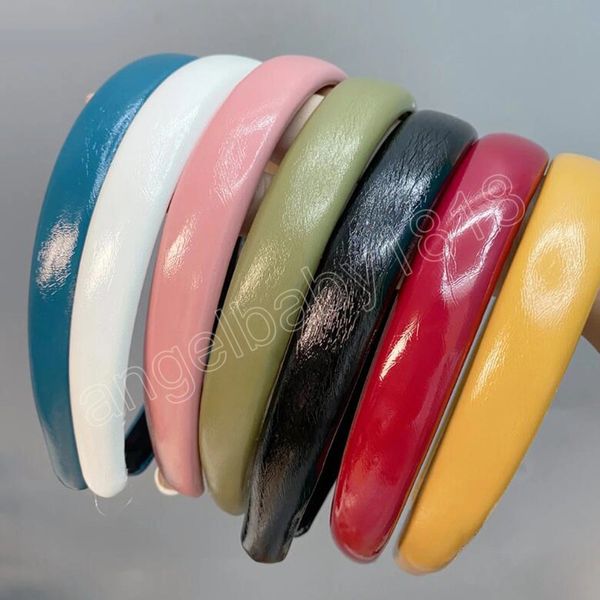 fashion women headband side light board pu hairband summer casual solid color turban hair accessories, Slivery;white
fashion women headband side light board pu hairband summer casual solid color turban hair accessories, Slivery;white