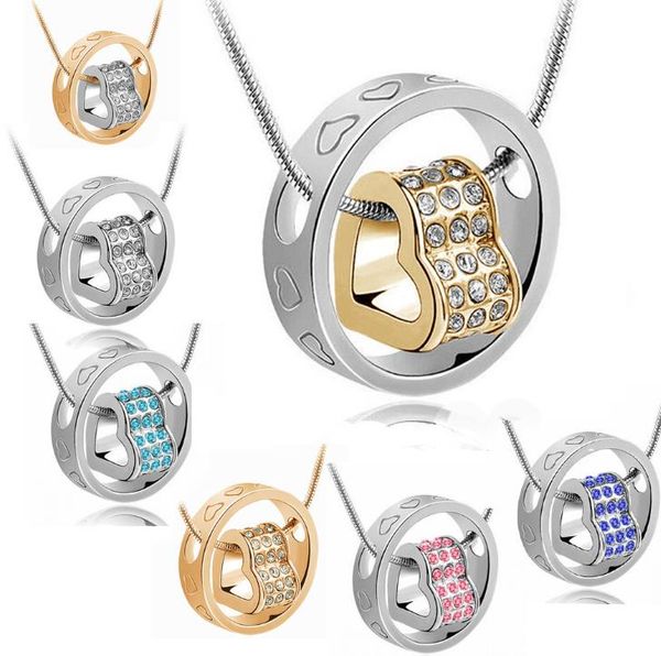 10pcs/lot lover heart pendant necklace women zirconia necklaces clavicle chains sweater chain, Silver
10pcs/lot lover heart pendant necklace women zirconia necklaces clavicle chains sweater chain, Silver
