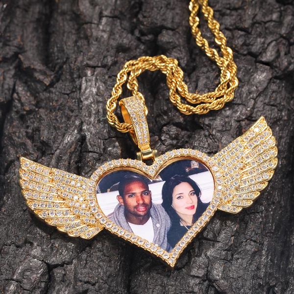 custom made picture medallions wings heart pendant necklace tennis chain gold color cubic zircon men women hip hop jewelry233h, Silver
custom made picture medallions wings heart pendant necklace tennis chain gold color cubic zircon men women hip hop jewelry233h, Silver