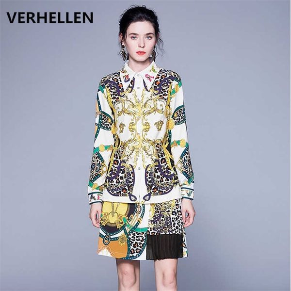 verhellen fashion runway suits autumn women's long sleeve leopard print blouse pleated skirts casual two piece set 210706, White
verhellen fashion runway suits autumn women's long sleeve leopard print blouse pleated skirts casual two piece set 210706, White