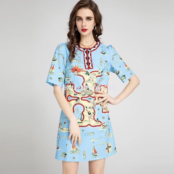 casual dresses spring and summer women's round neck heavy industry nail bead short sleeve blue printed waist straight tube dress, Black;gray
casual dresses spring and summer women's round neck heavy industry nail bead short sleeve blue printed waist straight tube dress, Black;gray