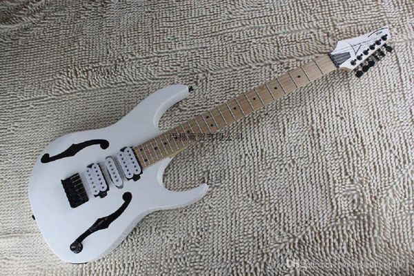 high-quality musical instruments white hollow guitar body three pickups electric guitar lefty china oem custom available @16
high-quality musical instruments white hollow guitar body three pickups electric guitar lefty china oem custom available @16