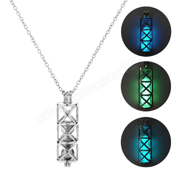 fashion hollow luminous pendant necklace fluorescent women glowing necklace halloween christmas party jewelry gifts 3color, Silver
fashion hollow luminous pendant necklace fluorescent women glowing necklace halloween christmas party jewelry gifts 3color, Silver