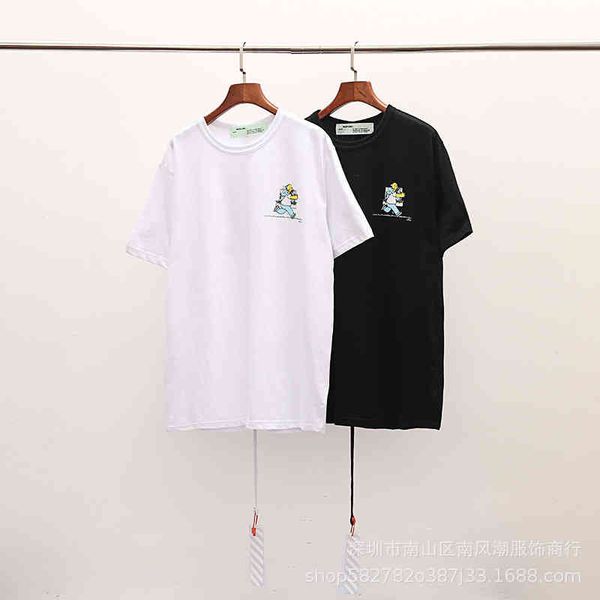factory direct sales new trendy luxury brand short sleeves fashion ow print sleeve t-shirt version large size loose men and women, White;black
factory direct sales new trendy luxury brand short sleeves fashion ow print sleeve t-shirt version large size loose men and women, White;black