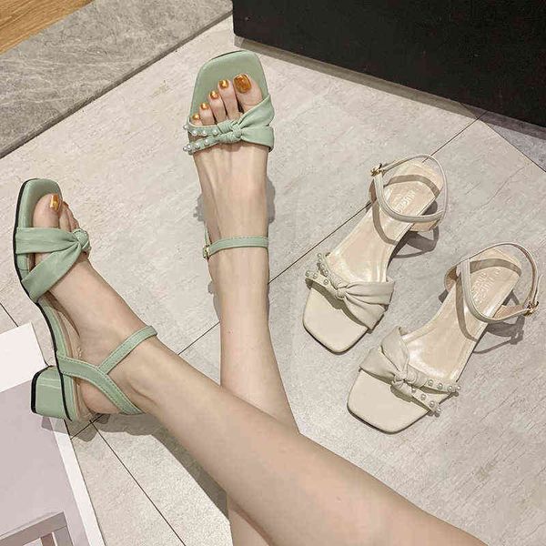 sandals elegant pearl ankle strap women 2022 summer comfortable thick heels short buckle woman shoes 220419, Black
sandals elegant pearl ankle strap women 2022 summer comfortable thick heels short buckle woman shoes 220419, Black