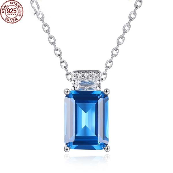 big square aquamarine gemstone pendant necklaces for women wedding engagement fine jewelry 925 sterling silver kolye gift
big square aquamarine gemstone pendant necklaces for women wedding engagement fine jewelry 925 sterling silver kolye gift