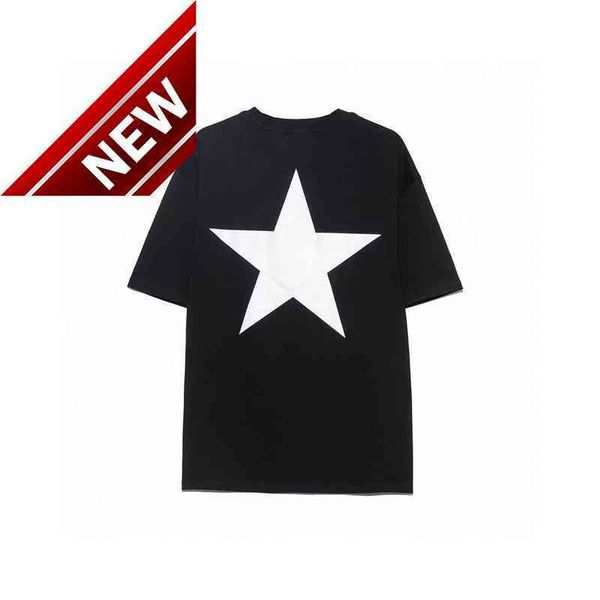 50% off discount of god essentials double feel line five pointed star print fog loose high street men's and women's short sleeve t, White;black
50% off discount of god essentials double feel line five pointed star print fog loose high street men's and women's short sleeve t, White;black