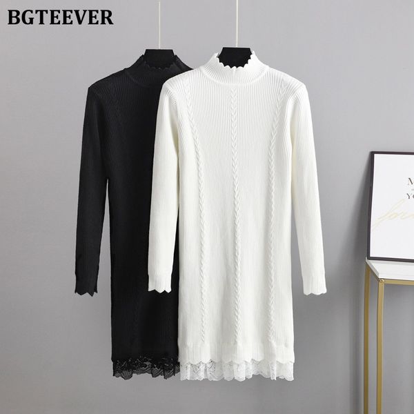 stylish half turtleneck lace knitted dress for women autumn winter elegant straight female sweaters dress vestidos 2021, Black;gray
stylish half turtleneck lace knitted dress for women autumn winter elegant straight female sweaters dress vestidos 2021, Black;gray