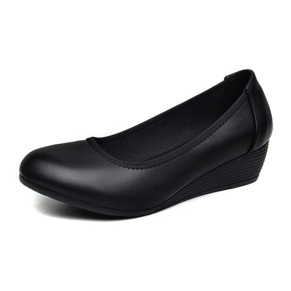 work soft bottom is comfortable to wear professional sloping and round office shoes women, Black
work soft bottom is comfortable to wear professional sloping and round office shoes women, Black