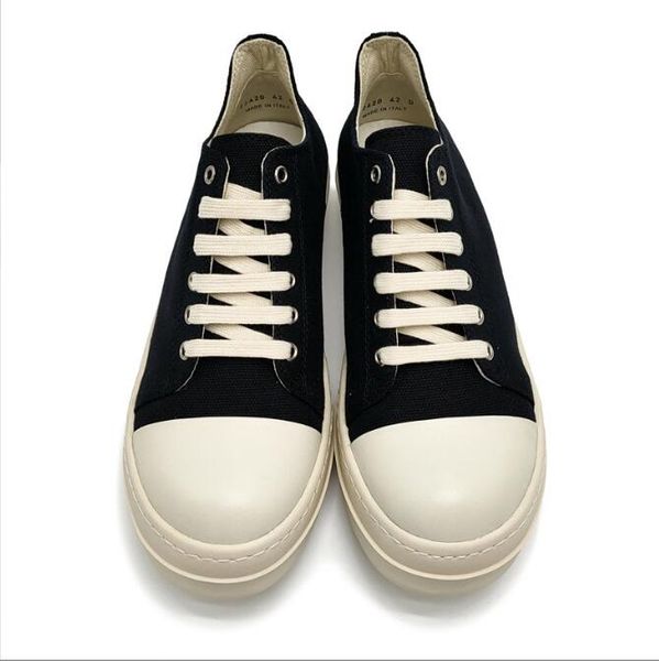 dress shoes rick canvas sneakers for men and women owens shoe laces up high soled boots casual shoes, Black
dress shoes rick canvas sneakers for men and women owens shoe laces up high soled boots casual shoes, Black