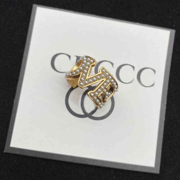 2022 factory wholesale new pearl light luxury open ring simple women's high version dmr9, Silver
2022 factory wholesale new pearl light luxury open ring simple women's high version dmr9, Silver