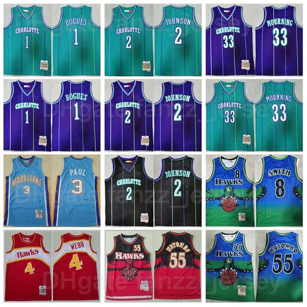 basketball vintage dikembe mutombo mitchell ness jersey 55 steve smith 8 spud webb 4 tyrone muggsy bogues 1 larry johnson 2 alonzo mourning, Black;red 
basketball vintage dikembe mutombo mitchell ness jersey 55 steve smith 8 spud webb 4 tyrone muggsy bogues 1 larry johnson 2 alonzo mourning, Black;red