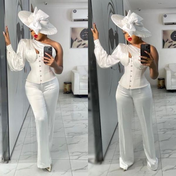 vintage one shoulder evening dress jumpsuit gown long sleeve lace-up corset african red carpet celebrity pant suit, Black;red
vintage one shoulder evening dress jumpsuit gown long sleeve lace-up corset african red carpet celebrity pant suit, Black;red