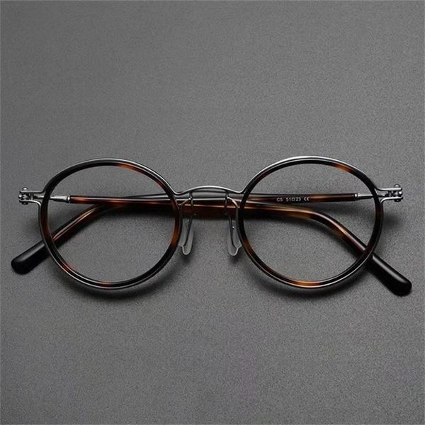 shop eyeglasses onlines classical glasses personality fashion pure titanium literature and art round frame myopia glasses frame full frame m, White;black
shop eyeglasses onlines classical glasses personality fashion pure titanium literature and art round frame myopia glasses frame full frame m, White;black