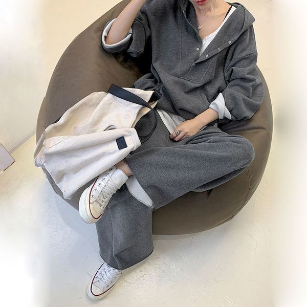 oversized loose hoodies sets casual sports suits women longsleeved hooded sweatshirt and pants 2 piece set fallwinter clothes 220815, Black
oversized loose hoodies sets casual sports suits women longsleeved hooded sweatshirt and pants 2 piece set fallwinter clothes 220815, Black