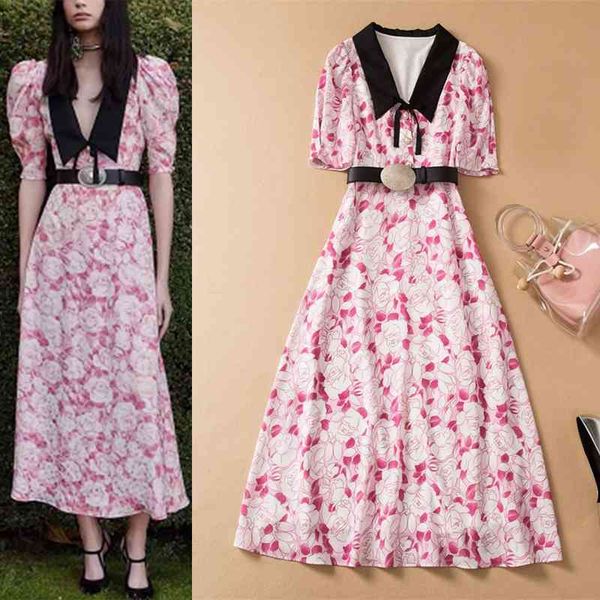 casul dresses florl skirt in the summer of women's clothing mde color contrst nd wist ws closed nd dress with big swing ws, Black;gray
casul dresses florl skirt in the summer of women's clothing mde color contrst nd wist ws closed nd dress with big swing ws, Black;gray