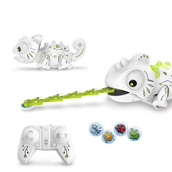 2.4chz rc robot dinosaur toys chameleon pet changeable light remote control electronic model animal intelligent robot kit toys y20220o
2.4chz rc robot dinosaur toys chameleon pet changeable light remote control electronic model animal intelligent robot kit toys y20220o