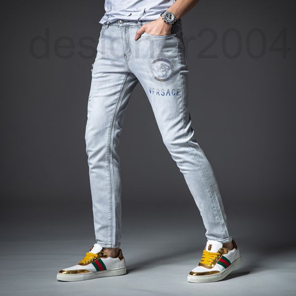men's jeans designer diamond new men's jeans slim fit light color leggings youth fashion simple handsome casual man yb79, Blue
men's jeans designer diamond new men's jeans slim fit light color leggings youth fashion simple handsome casual man yb79, Blue