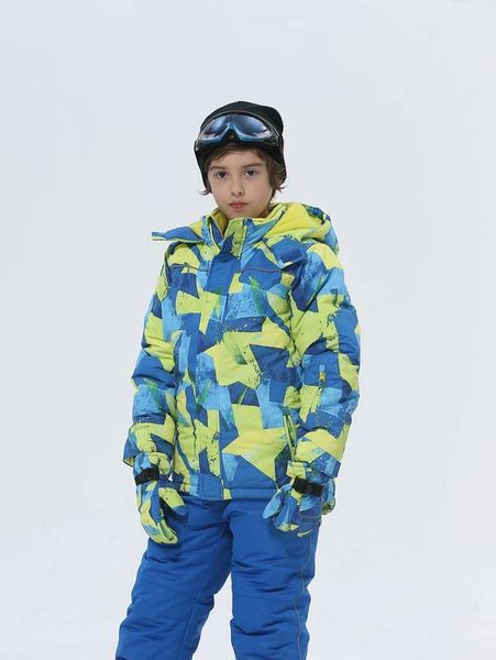 toddler boys geo print zip pocket hooded winter coat she, Blue;gray 
toddler boys geo print zip pocket hooded winter coat she, Blue;gray