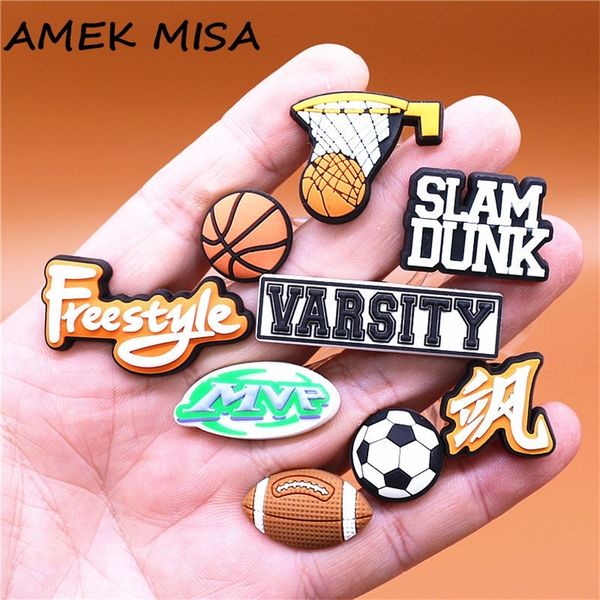 original ball game style pvc shoe charms decorations mini basketball soccer shoes buckle accessories jibz 220708, White;pink
original ball game style pvc shoe charms decorations mini basketball soccer shoes buckle accessories jibz 220708, White;pink