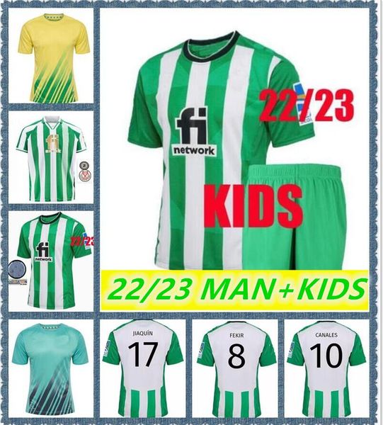 22 23 real betis soccer jerseys joaquin b.iglesias camiseta de futbol juanmi canales fekir 2022 2023 special-edition football shirts copa cr, Black;yellow
22 23 real betis soccer jerseys joaquin b.iglesias camiseta de futbol juanmi canales fekir 2022 2023 special-edition football shirts copa cr, Black;yellow