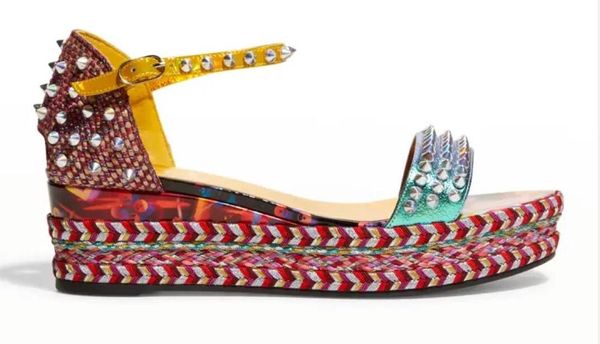 fashion ladies summer women red bottoms wedge sandals party madmonica ankle strap gladiator flatform espadrilles woven braid euro 35-43, Black
fashion ladies summer women red bottoms wedge sandals party madmonica ankle strap gladiator flatform espadrilles woven braid euro 35-43, Black