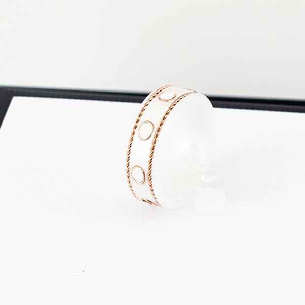 classic band rings black and white ceramic 18k gold plated luxury diamond designer jewelry for womens mens couples ring fashion accessories, Silver
classic band rings black and white ceramic 18k gold plated luxury diamond designer jewelry for womens mens couples ring fashion accessories, Silver
