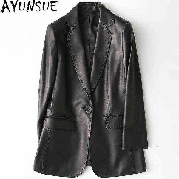 ayunsue 2021 genuine leather jacket women clothing genuine sheepskin jacket famale half a size spring fashion blouson cuir femme sqq06 j2207, Black
ayunsue 2021 genuine leather jacket women clothing genuine sheepskin jacket famale half a size spring fashion blouson cuir femme sqq06 j2207, Black