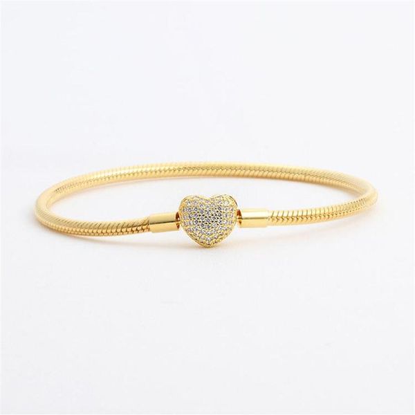 18k yellow gold plated cz diamond heart bracelets original box set for pandora 925 silver snake chain bracelet for women wedding j304s, Golden;silver
18k yellow gold plated cz diamond heart bracelets original box set for pandora 925 silver snake chain bracelet for women wedding j304s, Golden;silver