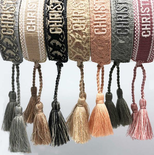 jewelry bangle bracelets handmade signature embroidered color cotton bracelet women's men woven tassel adjtable bangles 7den, Black
jewelry bangle bracelets handmade signature embroidered color cotton bracelet women's men woven tassel adjtable bangles 7den, Black