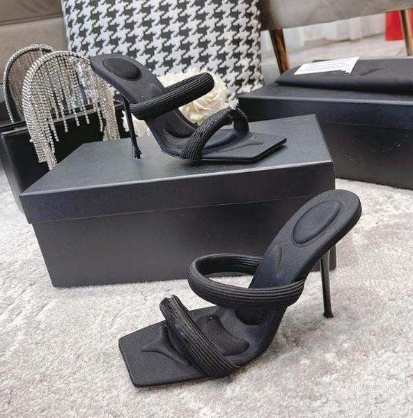 braided tape a wang high-heeled mat sandals and slippers women's webbing new cat heel with back empty open toe all-match ladies banquet, Black
braided tape a wang high-heeled mat sandals and slippers women's webbing new cat heel with back empty open toe all-match ladies banquet, Black