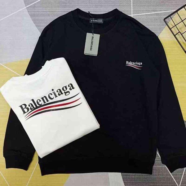 2022 designer bal hoodies and coats 2022 spring autumn classic cola wave round neck sweater versatile fashion sports leisure pure cotton coa, Black
2022 designer bal hoodies and coats 2022 spring autumn classic cola wave round neck sweater versatile fashion sports leisure pure cotton coa, Black