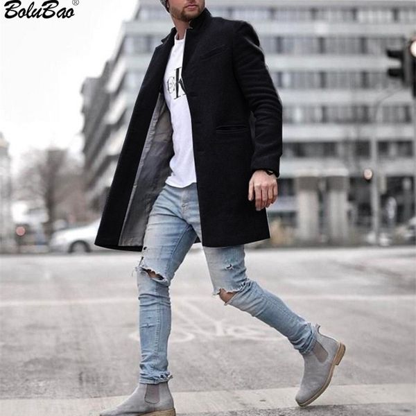 bolubao brand men solid color wool coat men long lapel wool blends coats winter new business casual wool overcoat male lj201110, Black
bolubao brand men solid color wool coat men long lapel wool blends coats winter new business casual wool overcoat male lj201110, Black