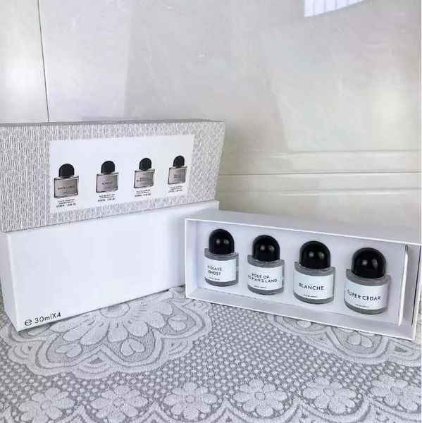 byredo 30ml*4pcs perfumes fragrance spray super cedar blanche rose of no men's land mojave ghost 4 kinds perfume parfum
byredo 30ml*4pcs perfumes fragrance spray super cedar blanche rose of no men's land mojave ghost 4 kinds perfume parfum