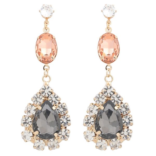 fashion metal rhinestone water drop earring party simple dangle earrings women's elegant statement earrings, Silver
fashion metal rhinestone water drop earring party simple dangle earrings women's elegant statement earrings, Silver