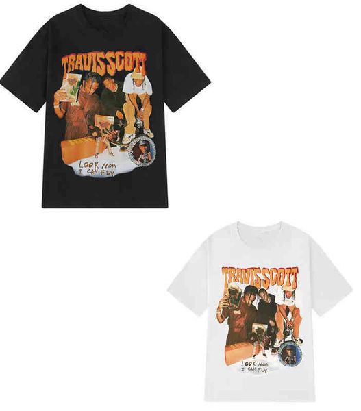 designer travis t shirt hip hop singer fashion brand mens woman lovers summer cotton traviscott high street scott oversized vintage white ts, White;black
designer travis t shirt hip hop singer fashion brand mens woman lovers summer cotton traviscott high street scott oversized vintage white ts, White;black