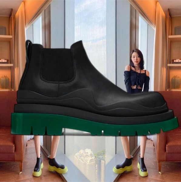 two tone tire chelsea boots women platform chunky boot lady luxe design men calf desiger low calfskin slip on style round toe boots black da
two tone tire chelsea boots women platform chunky boot lady luxe design men calf desiger low calfskin slip on style round toe boots black da