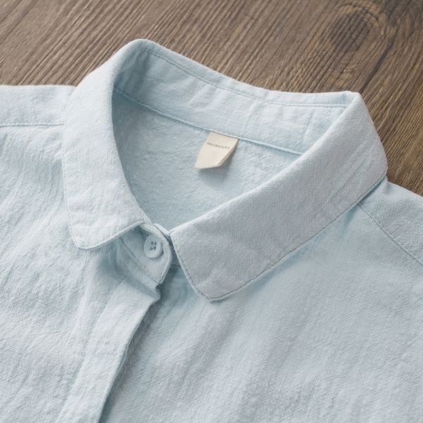 100% cotton women blouse and shirts spring summer female solid turndown collar office lady white shirts outwear y200622
100% cotton women blouse and shirts spring summer female solid turndown collar office lady white shirts outwear y200622
