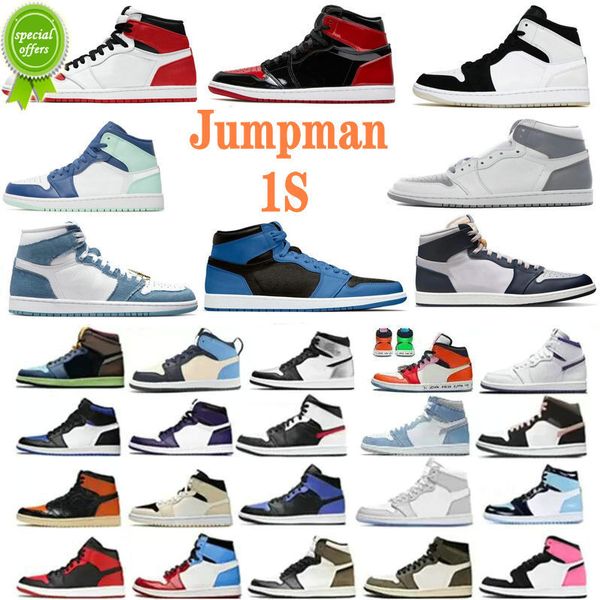 2023 jumpman 1s basketball shoes 1 university blue denim hoyal royal stealth patent bred heritage georgetown dark mocha rebellionaire, Black
2023 jumpman 1s basketball shoes 1 university blue denim hoyal royal stealth patent bred heritage georgetown dark mocha rebellionaire, Black