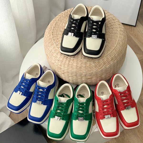 square toe casual shoes new breathable couple shoe thick sole sneakers, Black
square toe casual shoes new breathable couple shoe thick sole sneakers, Black