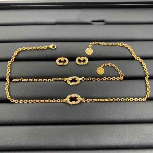 factory outlet necklace new letter diamond inlaid personalized neck chain bracelet earrings fashion trend jewelry batch, Silver
factory outlet necklace new letter diamond inlaid personalized neck chain bracelet earrings fashion trend jewelry batch, Silver