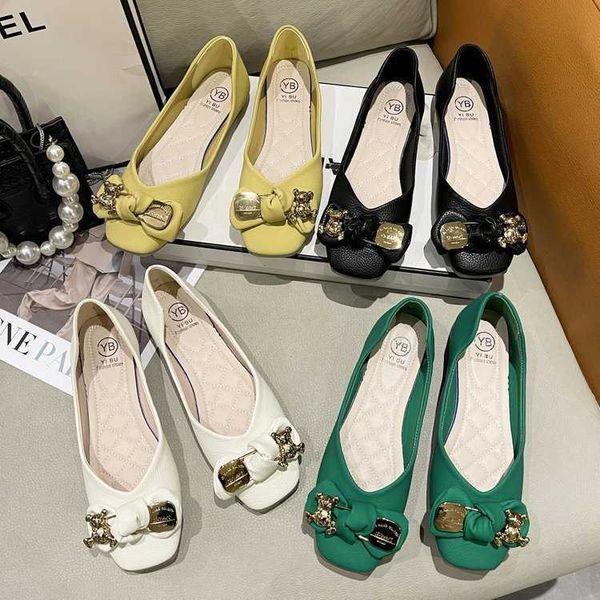 2022 new shallow mouth flat sole single bow shoes ladies single shoe soft bottom peas casual women's classic luxury loafers, Black
2022 new shallow mouth flat sole single bow shoes ladies single shoe soft bottom peas casual women's classic luxury loafers, Black