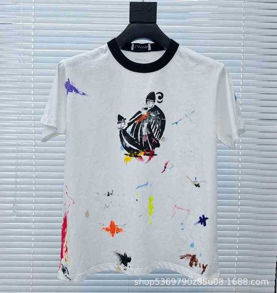 galery dept co branded yang mi's same hand-painted graffiti splash ink trend high street women's t-shirt, White;black
galery dept co branded yang mi's same hand-painted graffiti splash ink trend high street women's t-shirt, White;black
