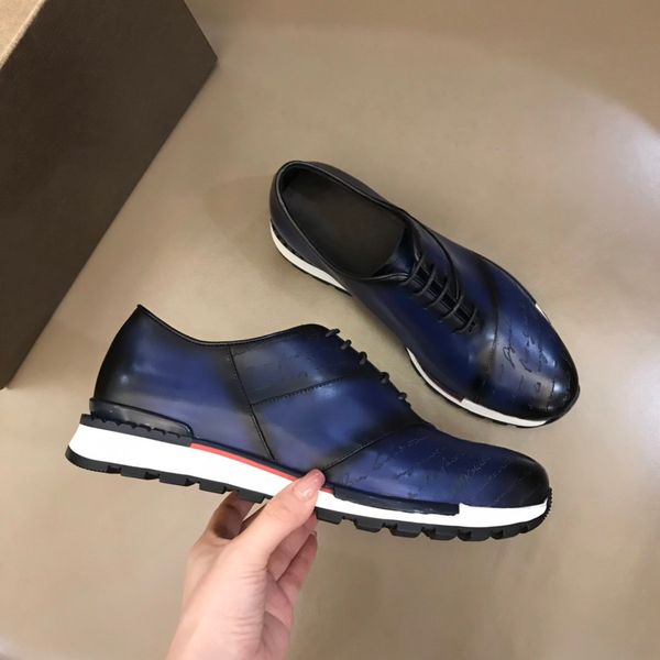 men's shoes luxury designer brand imported cowhide material made of pure manual repeatedly brush color with box size38-45, Black
men's shoes luxury designer brand imported cowhide material made of pure manual repeatedly brush color with box size38-45, Black