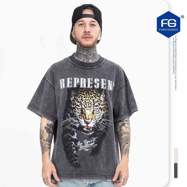 men's t-shirts fg men's wear spring and summer high street tide brand leopard printing washing water used short sleeve t-shirt yay, White;black
men's t-shirts fg men's wear spring and summer high street tide brand leopard printing washing water used short sleeve t-shirt yay, White;black